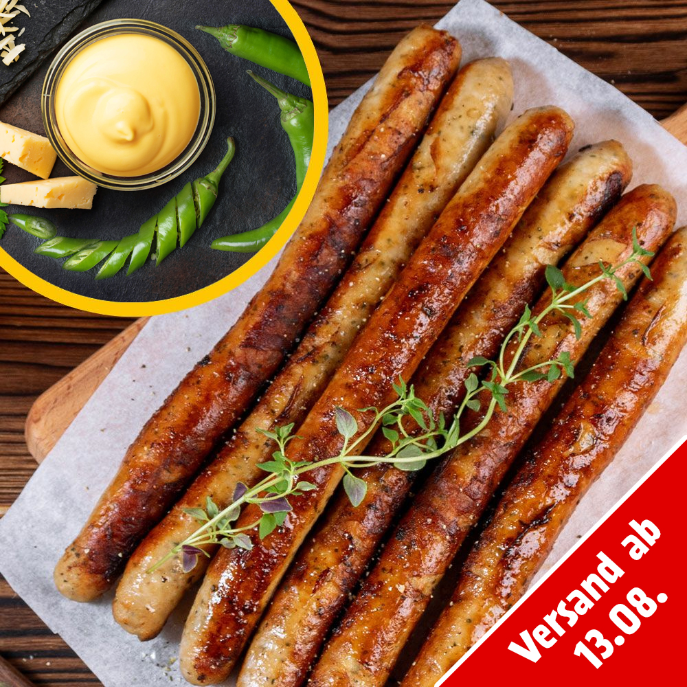 Bratwurst-Special "Chili-Cheese-Griller"