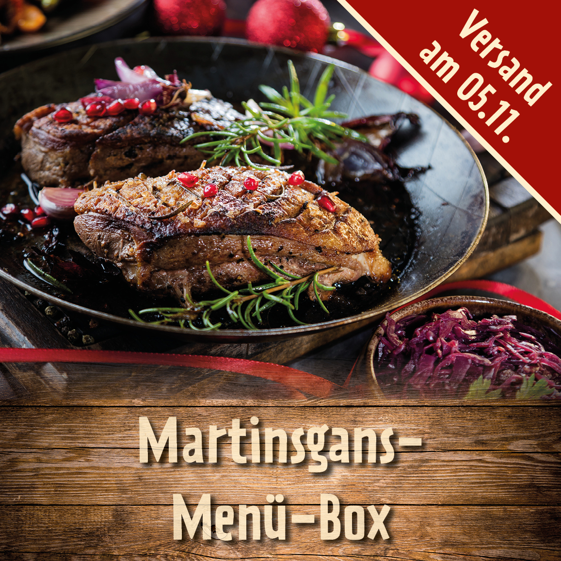 Martinsgans-Menü für 2 Personen