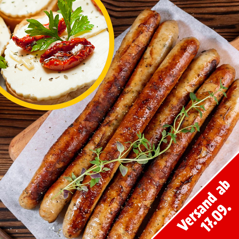 Bratwurst-Special "Bruschetta-Griller"